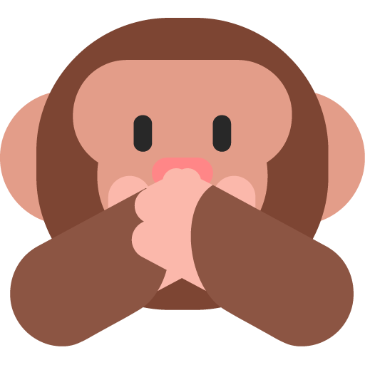 Microsoft design of the speak-no-evil monkey emoji verson:Windows-11-22H2