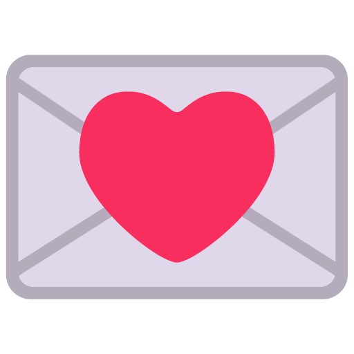 Microsoft design of the love letter emoji verson:Windows-11-22H2