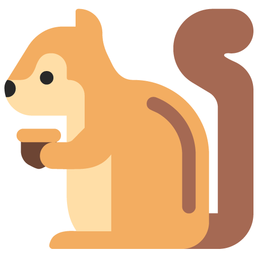 Microsoft design of the chipmunk emoji verson:Windows-11-22H2