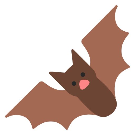 Microsoft design of the bat emoji verson:Windows-11-22H2