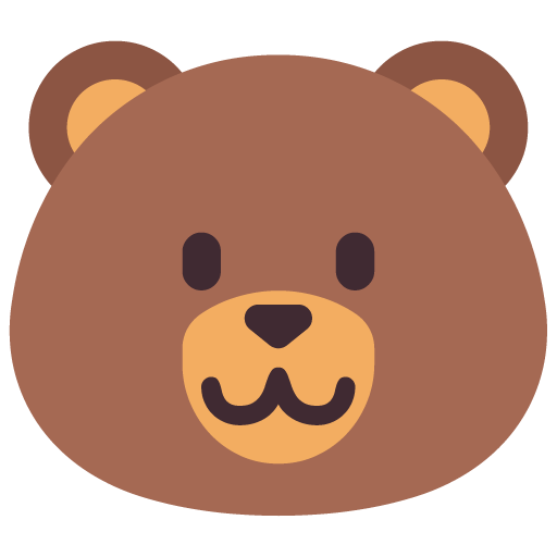 Microsoft design of the bear emoji verson:Windows-11-22H2
