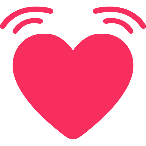 Microsoft design of the beating heart emoji verson:Windows-11-22H2