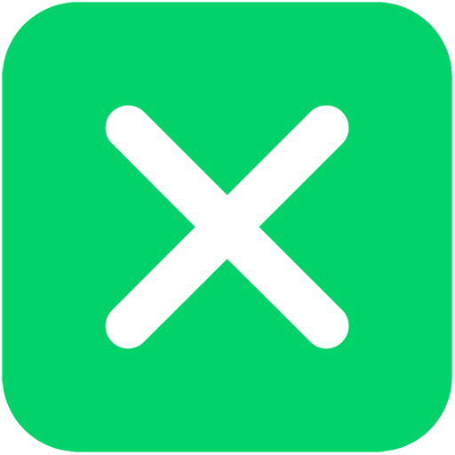 Microsoft design of the cross mark button emoji verson:Windows-11-22H2