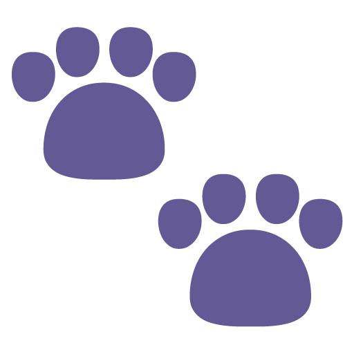 Microsoft design of the paw prints emoji verson:Windows-11-22H2