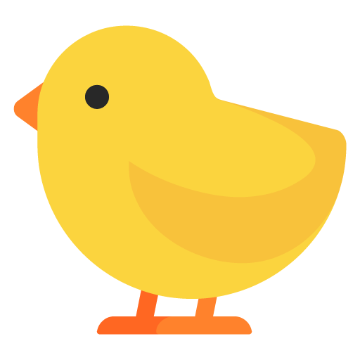 Microsoft design of the baby chick emoji verson:Windows-11-22H2