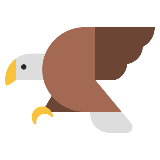 Microsoft design of the eagle emoji verson:Windows-11-22H2
