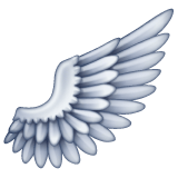 Whatsapp design of the wing emoji verson:2.23.2.72