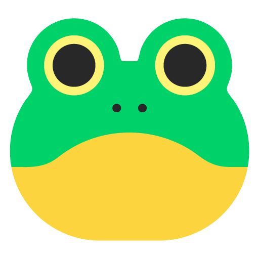 Microsoft design of the frog emoji verson:Windows-11-22H2