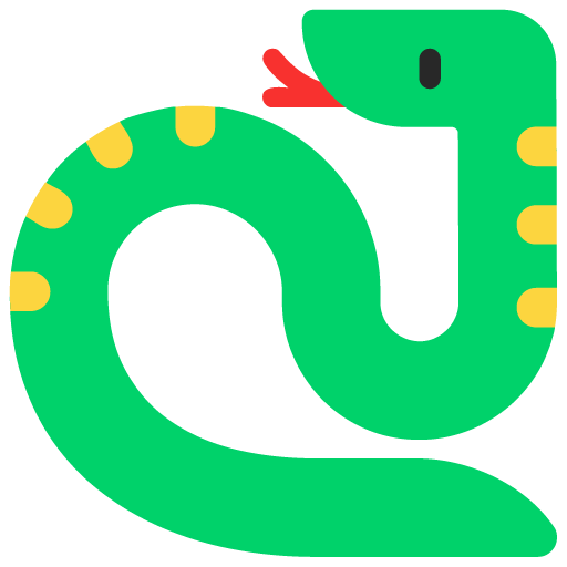 Microsoft design of the snake emoji verson:Windows-11-22H2