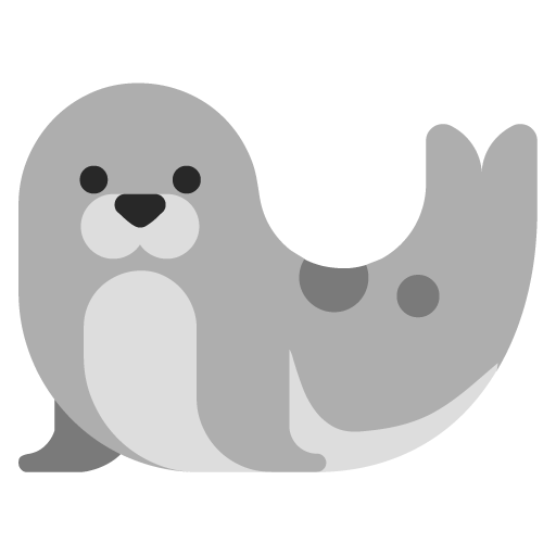 Microsoft design of the seal emoji verson:Windows-11-22H2