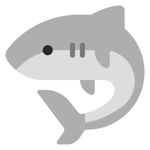 Microsoft design of the shark emoji verson:Windows-11-22H2
