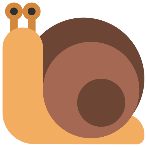 Microsoft design of the snail emoji verson:Windows-11-22H2
