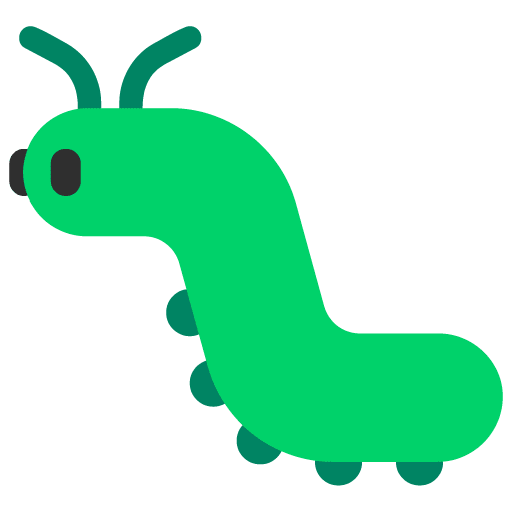 Microsoft design of the bug emoji verson:Windows-11-22H2