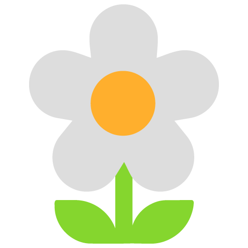 Microsoft design of the blossom emoji verson:Windows-11-22H2
