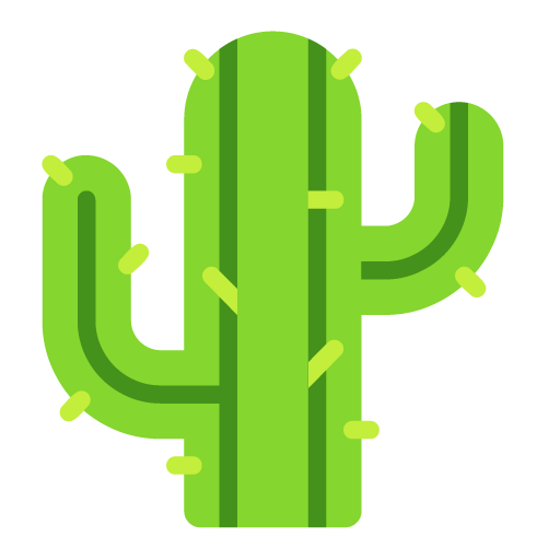 Microsoft design of the cactus emoji verson:Windows-11-22H2