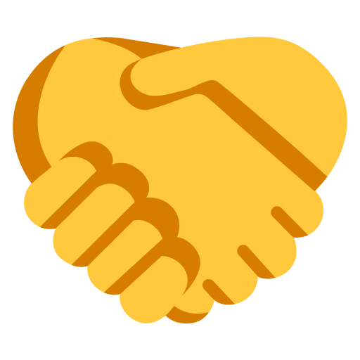 Microsoft design of the handshake emoji verson:Windows-11-22H2
