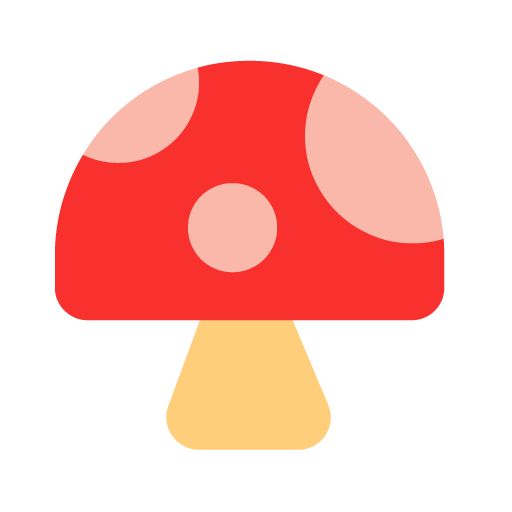 Microsoft design of the mushroom emoji verson:Windows-11-22H2