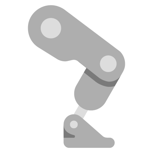 Microsoft design of the mechanical leg emoji verson:Windows-11-22H2