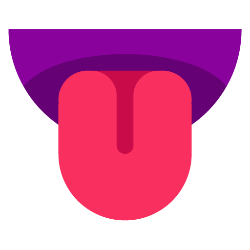 Microsoft design of the tongue emoji verson:Windows-11-22H2