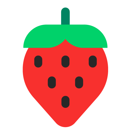 Microsoft design of the strawberry emoji verson:Windows-11-22H2