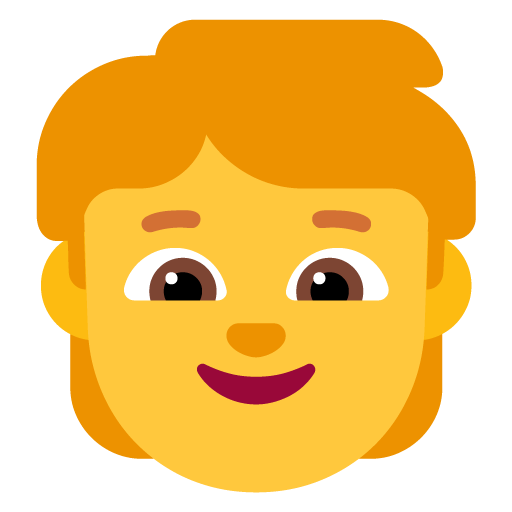 Microsoft design of the child emoji verson:Windows-11-22H2