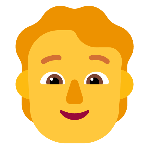 Microsoft design of the person emoji verson:Windows-11-22H2