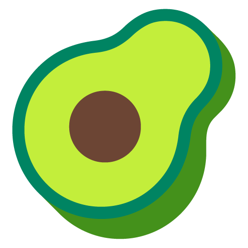 Microsoft design of the avocado emoji verson:Windows-11-22H2
