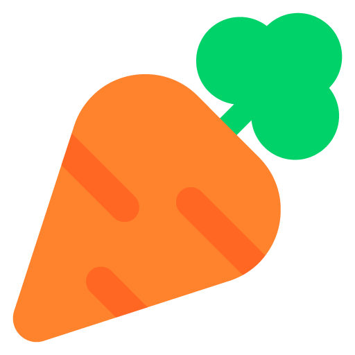 Microsoft design of the carrot emoji verson:Windows-11-22H2