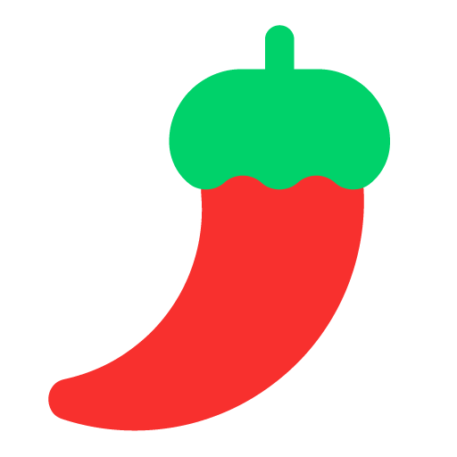 Microsoft design of the hot pepper emoji verson:Windows-11-22H2