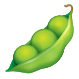 Whatsapp design of the pea pod emoji verson:2.23.2.72