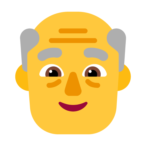 Microsoft design of the old man emoji verson:Windows-11-22H2