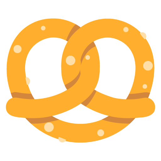 Microsoft design of the pretzel emoji verson:Windows-11-22H2