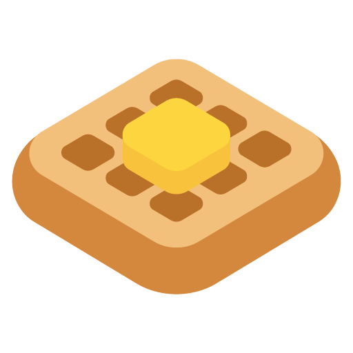 Microsoft design of the waffle emoji verson:Windows-11-22H2