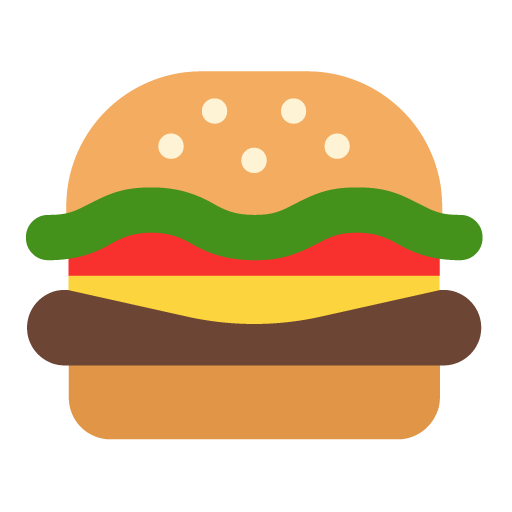 Microsoft design of the hamburger emoji verson:Windows-11-22H2