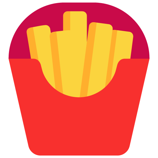 Microsoft design of the french fries emoji verson:Windows-11-22H2