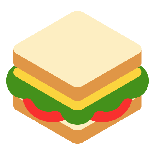 Microsoft design of the sandwich emoji verson:Windows-11-22H2