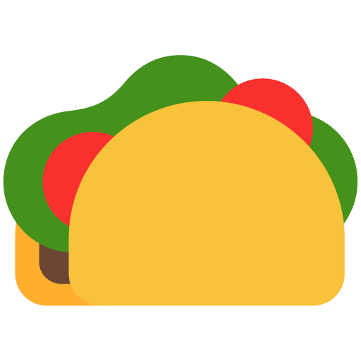 Microsoft design of the taco emoji verson:Windows-11-22H2