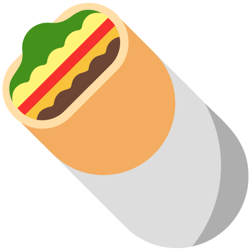 Microsoft design of the burrito emoji verson:Windows-11-22H2