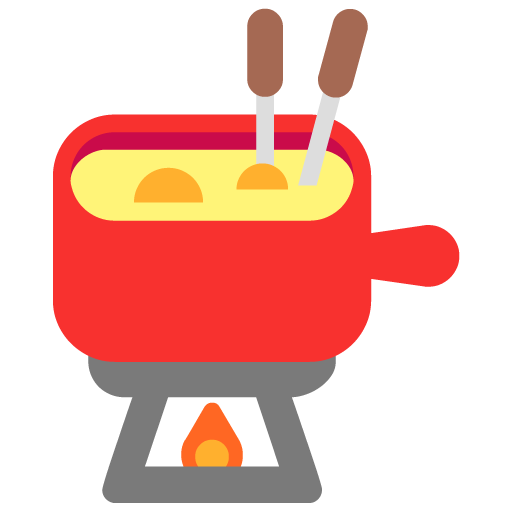 Microsoft design of the fondue emoji verson:Windows-11-22H2