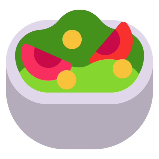 Microsoft design of the green salad emoji verson:Windows-11-22H2