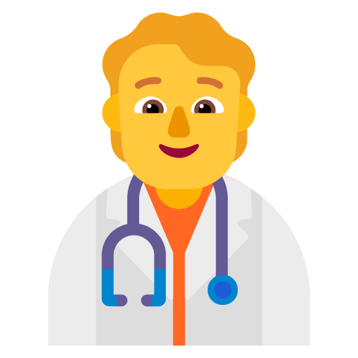 Microsoft design of the health worker emoji verson:Windows-11-22H2