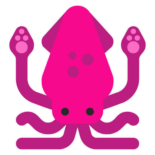 Microsoft design of the squid emoji verson:Windows-11-22H2