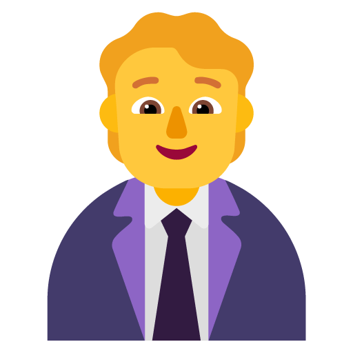 Microsoft design of the office worker emoji verson:Windows-11-22H2