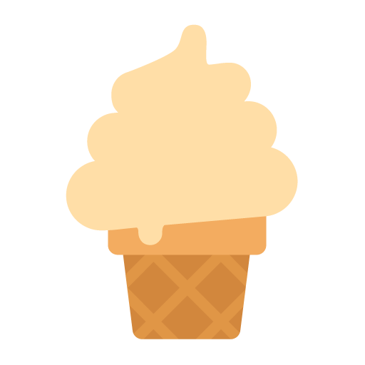 Microsoft design of the soft ice cream emoji verson:Windows-11-22H2