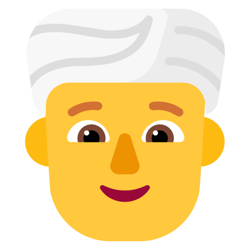 Microsoft design of the person wearing turban emoji verson:Windows-11-22H2