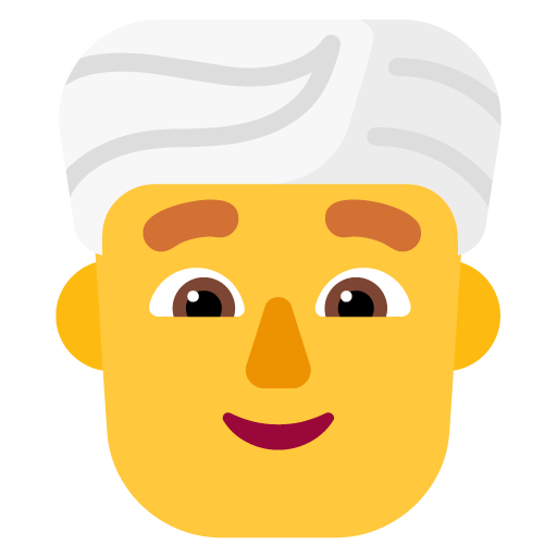 Microsoft design of the man wearing turban emoji verson:Windows-11-22H2
