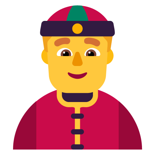 Microsoft design of the person with skullcap emoji verson:Windows-11-22H2