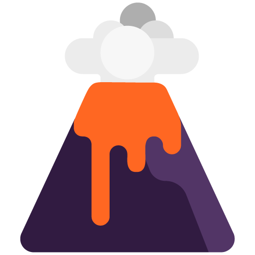 Microsoft design of the volcano emoji verson:Windows-11-22H2