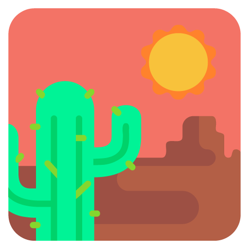 Microsoft design of the desert emoji verson:Windows-11-22H2