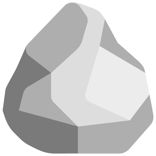 Microsoft design of the rock emoji verson:Windows-11-22H2